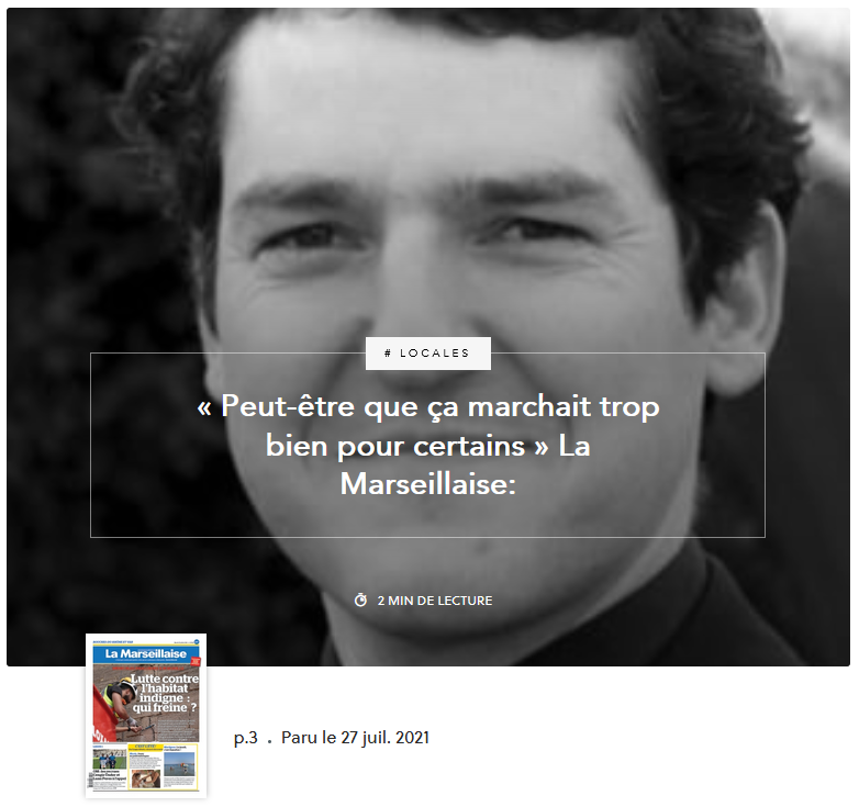« Peut-être que ça marchait trop bien pour certains »